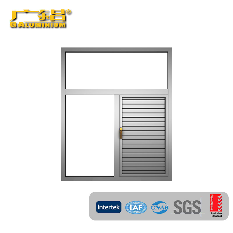 Aluminum Alloy ທົນທານຕໍ່ມືເຮັດດ້ວຍມື Louver Blind